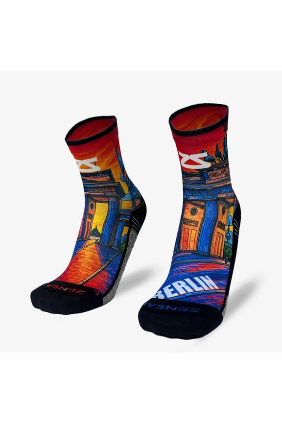 Colorful Berlin Running Socks (Mini-Crew)