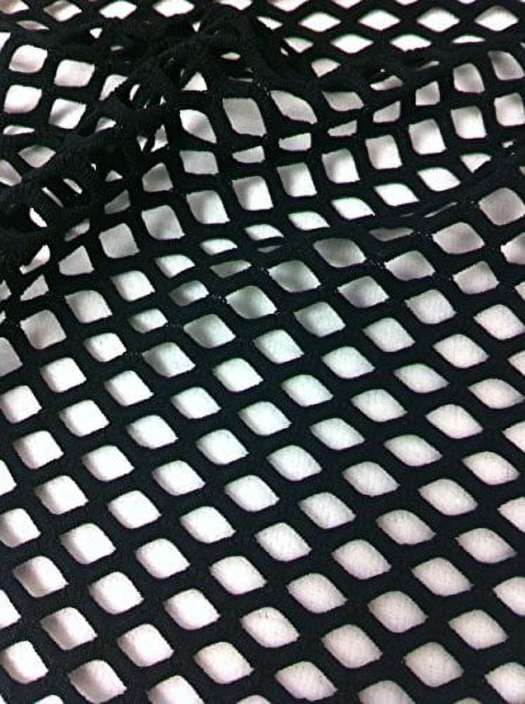Colorful Big Hole 0.5 Inch Diamond Mesh Stretch Polyester Spandex Fishnet  Fabric - 58 to 60 Inches Wide - By the Yard 