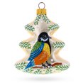 thumbnail image 1 of Winter Pine Tree with Songbird Glass Christmas Ornament, 1 of 5
