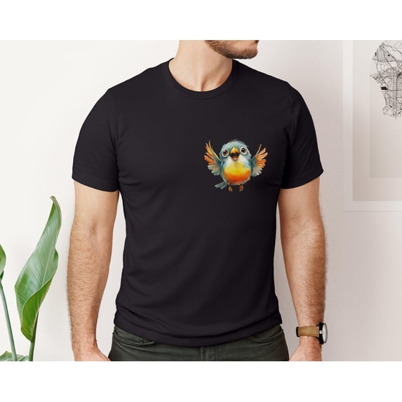 Colorful Bird Shirt, Joyful Animal Design For Nature Lovers, Spring ...