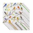 thumbnail image 1 of Colorful Birds Cloth Napkins, Branch Animal Spring Branch Leaf Summer Washable and Reusable Dinner Napkins Set of 8, Table Napkin for Kitchen Party Birthday Wedding Hotel Housewarming 20"x20", 1 of 8