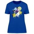 thumbnail image 1 of Colorful Birds Collage T-Shirt Women -Image by Shutterstock, Female Medium, 1 of 2