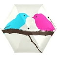 thumbnail image 1 of Colorful Birds Umbrellas for Sun Auto Open Close UV50+ Waterproof 5-Fold Compact Fiberglass Frame, 1 of 6