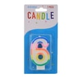 thumbnail image 1 of Colorful Birthday Candle - 6, 1 of 1