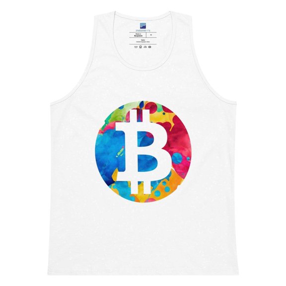 Colorful Bitcoin Tank Top