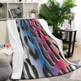 thumbnail image 1 of Colorful and Black Of Leopard Print Blanket,Comfortable Soft Flannel Throw Blanket,All Season,Warm Lightweight Blankets for Sofa Bed Couch Living Room Chair,60"x80", 1 of 4