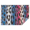 thumbnail image 1 of Colorful and Black Of Leopard Print Rectangle Tablecloth 60"x84",Waterproof Polyester Rectangle Table Cloth, Wipeable Spillproof Polyester Tablecloth for Dining, Camping, Indoor and Outdoor, 1 of 5