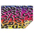 thumbnail image 1 of Colorful and Black Of Leopard Print Rectangle Tablecloth 60"x84",Waterproof Polyester Rectangle Table Cloth, Wipeable Spillproof Polyester Tablecloth for Dining, Camping, Indoor and Outdoor, 1 of 5
