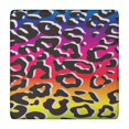 thumbnail image 1 of Colorful and Black Of Leopard Print Square Fitted Tablecloth with Elastic Edge,Square Table Cover,Washable Elastic Table Cover for Home Kitchen Party Decor 34"x34", 1 of 6