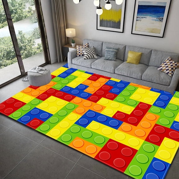 Colorful Block Geometric Printed Carpet Rug for Living Room Bedroom r Large Area Rugs Floor Carpets for Parlor Mat Tapetes