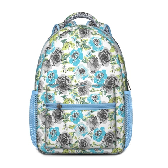 Colorful Bloom and Blossom Backpack, Water-Resistant, Lightweight with Spacious Compartments and Adjustable Straps for Comfort
