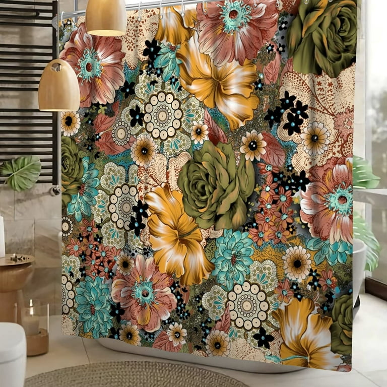 Paisley shower curtain deals