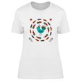 thumbnail image 1 of Colorful Boho Bird And Feathers T-Shirt Women -Image by Shutterstock, Female Small, 1 of 2