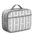thumbnail image 1 of Colorful Boho Chic Lunch Tote – Geometric, Tribal, Rustic Style Thermal Bag for Healthy Families, 1 of 2