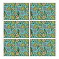 thumbnail image 1 of Colorful Boho Paisley Placemats Set of 6, Flax Linen Table Mats Featuring Heat Resistant Wrinkle Free Finish with Vintage Floral and Artistic Mandala Design, 1 of 5