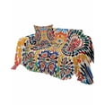 thumbnail image 1 of Colorful Boho Sofa Couch Covers for Dogs, Washable Sofa Throw Cover Single Slipcovers for Armchair with Tassels, Watercolor Abstract Geometric Couch Protector Towel Blanket M 71''x91'', 1 of 8