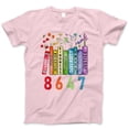 thumbnail image 1 of Colorful Book Lover T-Shirt – Floral Book Stack Graphic Tee for Readers, Unisex Casual Reading Shirt, 1 of 7