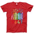 thumbnail image 1 of Colorful Book Lover T-Shirt – Floral Book Stack Graphic Tee for Readers, Unisex Casual Reading Shirt, 1 of 7