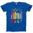 thumbnail image 1 of Colorful Book Lover T-Shirt – Floral Book Stack Graphic Tee for Readers, Unisex Casual Reading Shirt, 1 of 7