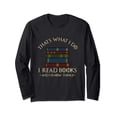 thumbnail image 1 of Colorful Book Stack Long Sleeve T-Shirt for Book Lovers and Readers, 1 of 3