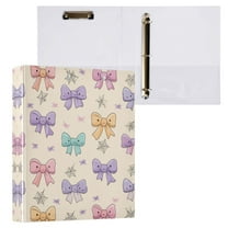 Luxury Flower and Leaf 3 Ring Hardcover Binders 1.5