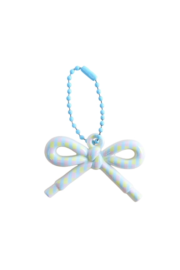Colorful Bowknot Charm Beads Chain For Bags Phone Cases Keychains Accessory With Sturdy Resin Materials