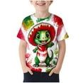 thumbnail image 1 of Colorful Boy Girl Children Boy Girl Anime Graphic Tshirts Crew Neck Spandex Tops Tee for Child Short Sleeve Brunch Kawaii Summer Fall Shirts 2026 Clothing Country Concert 3 Years, 1 of 4