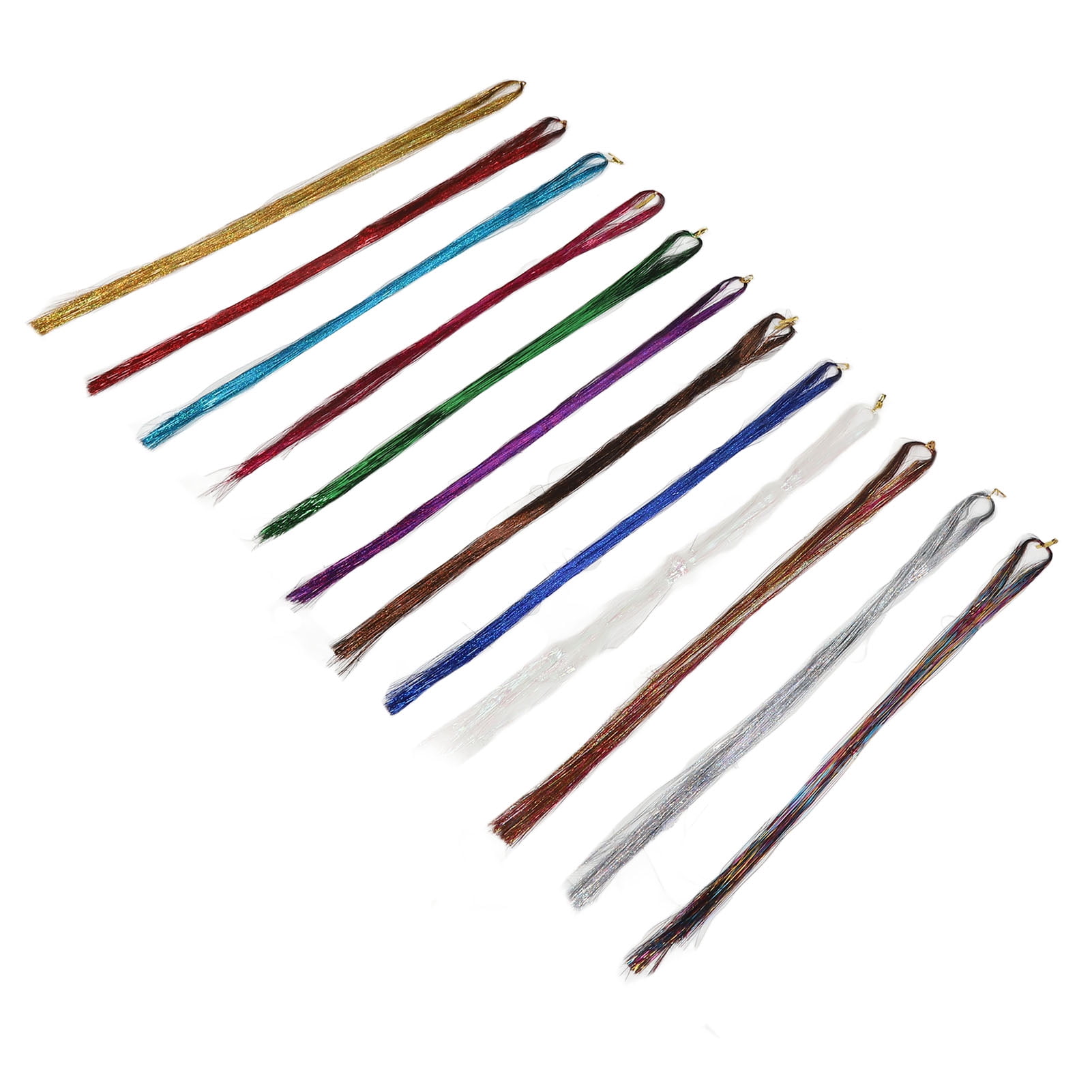 Colorful Braid Hair Thread, 12PCS Hair Wrap String Bright Colors For Dreadlock Braiding