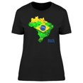 thumbnail image 1 of Colorful Brazillian Map Tee Men's -Image by Shutterstock, 1 of 2
