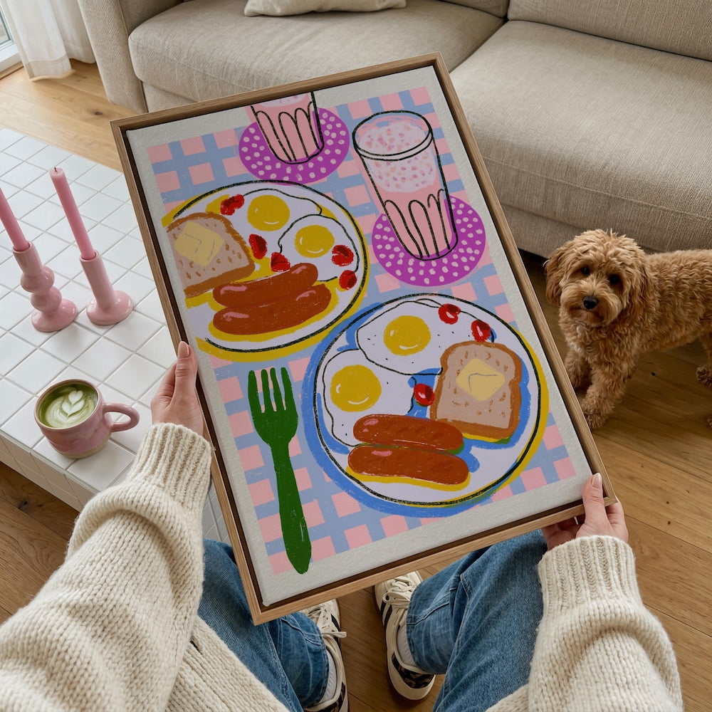 Colorful Breakfast Poster - Walmart.com