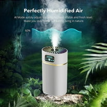 Colorful Breathing Light Humidifier with Night Light - Quiet Cool Mist Diffuser for Bedroom and Large Rooms, Humidifiers For Bedroom And Large Room 1.1L Cool Mist Humidifier