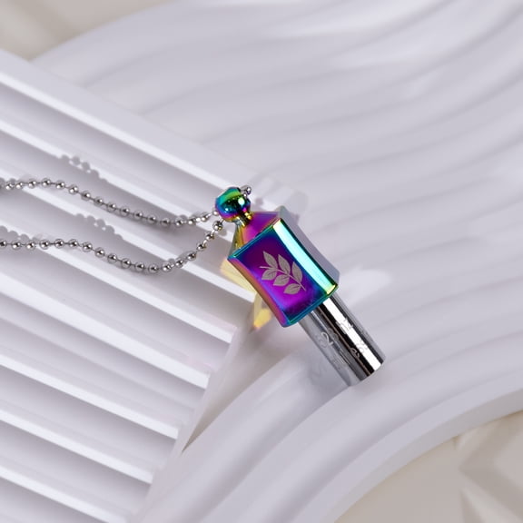 Colorful Breathing & Meditation Tuning Necklace 528 hz Whistle Necklace Breathwork Necklace Mindfulness Device for Anxiety & Stress Relief through Sound Healing Mindfulness and Meditation Gifts