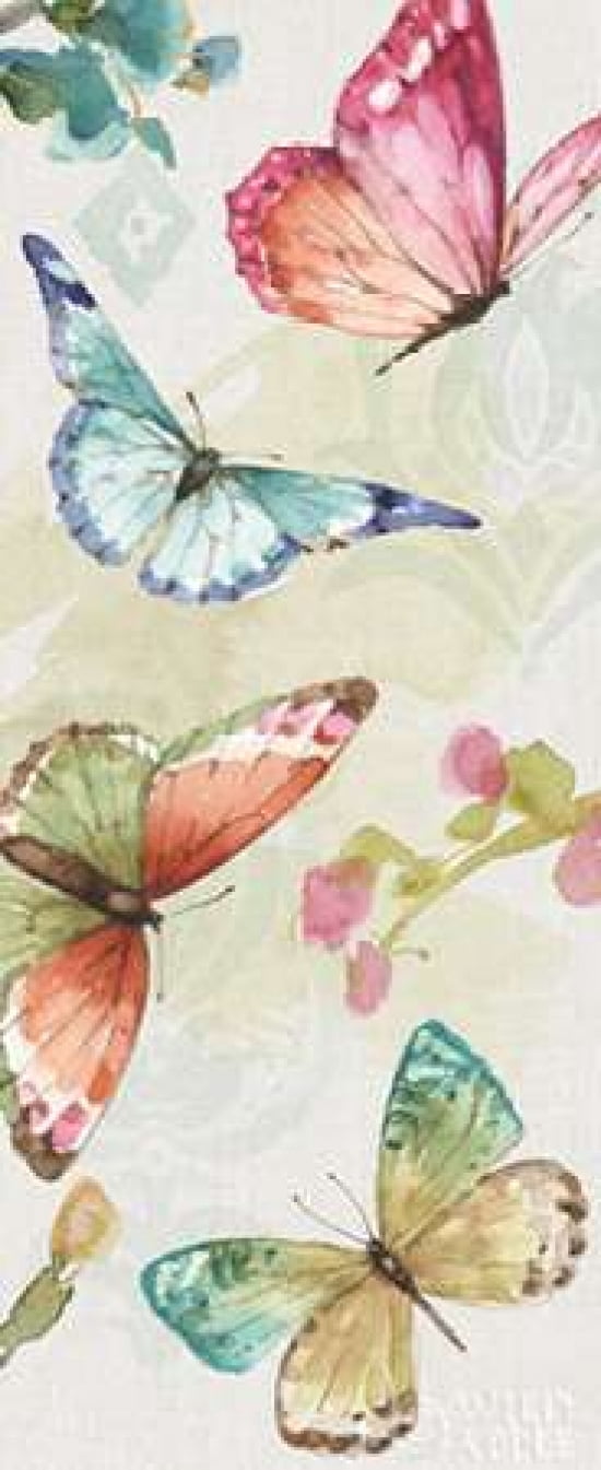 Colorful Breeze VII Canvas Art - Lisa Audit (10 x 20)
