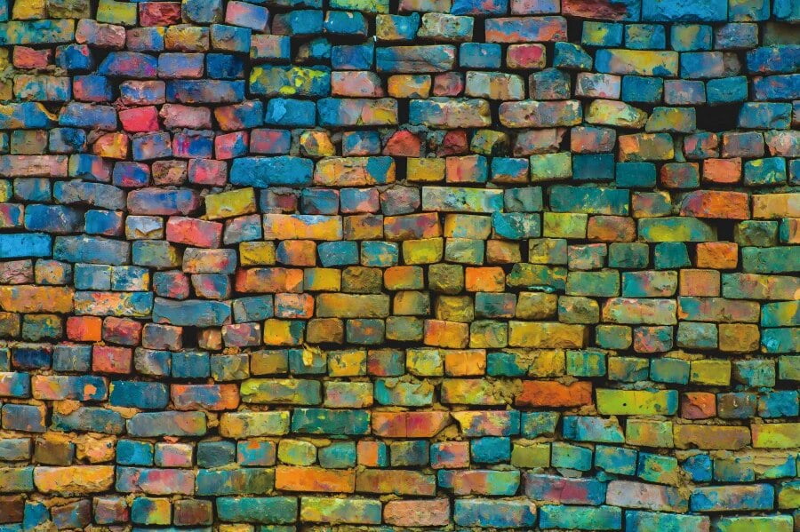 9 X 6 Ft Colourful Brick Wall Photography Backdrop Vinyl Graffiti Backdrops Adults Children Portrait Photo Background Studio Props Booth Birthday