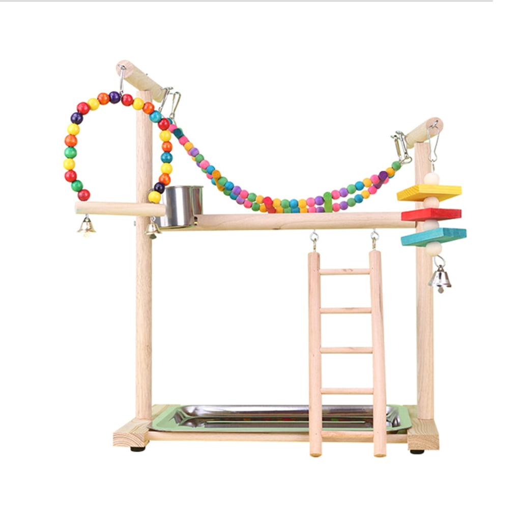 Colorful Bridge Training Bird Parrots Standing Supplies Bird Stands Toy