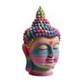 thumbnail image 1 of Colorful Buddha Sculpture Canvas Print，Peaceful Spiritual Wall Art for Living Room Bedroom Yoga, 1 of 8