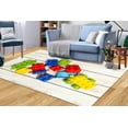 thumbnail image 1 of Colorful Building Blocks Rugs, Boy Room Rugs, Building Blocks Rug, Kids Room Rug, Nursery Rug, Rug, Salon Rug, Personalized Rug, 2.6'x6.5' - 80x200 cm, 1 of 5