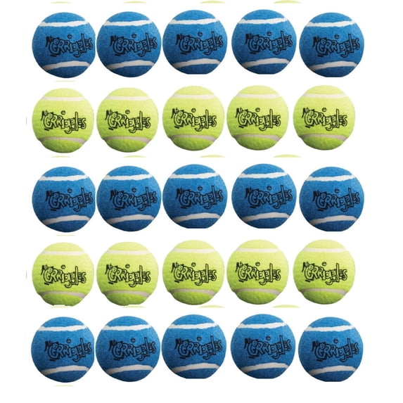 Colorful Bulk Dog Tennis Balls Mini Regular Large Jumbo Fun Healthy Exercise (Jumbo 5" - 25 Balls)