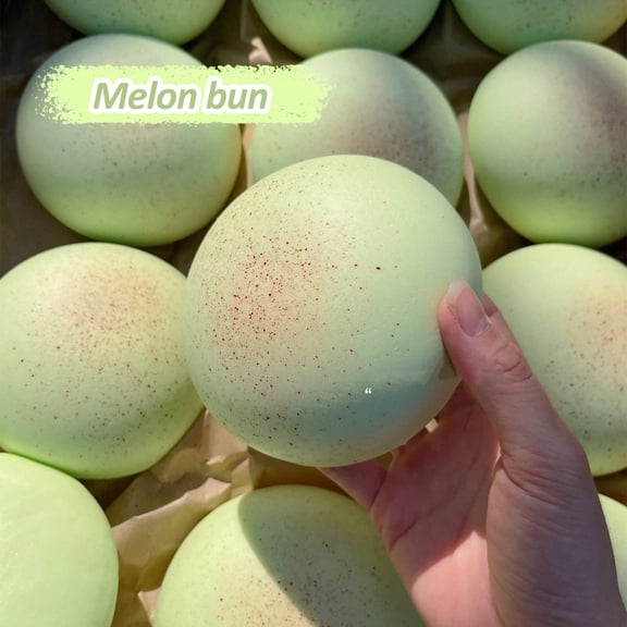 Colorful Bun Squishy Toy, Moist Multi-color Bread Slow Rising Fidget Toy for ASMR Sensory & Stress Relief, Gift for Kids & Adults