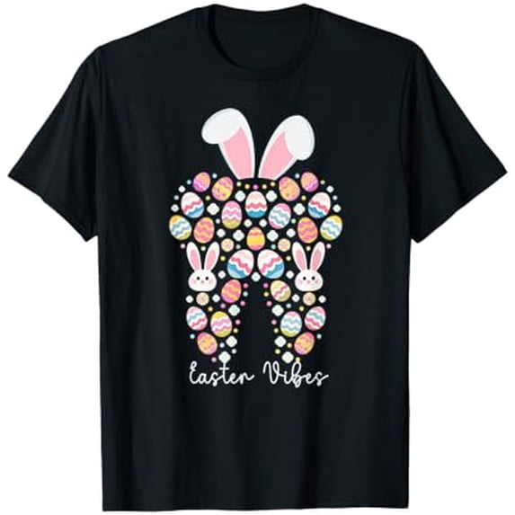 Colorful Bunny Design T-Shirt for Dental Assistants - Perfect for Happy ...