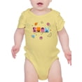 thumbnail image 1 of Colorful Buon Ferragosto Bodysuit Infant -Image by Shutterstock,  18 Months, 1 of 4