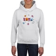 thumbnail image 1 of Colorful Buon Ferragosto Hoodie Juniors -Image by Shutterstock,  Medium, 1 of 4