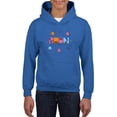 thumbnail image 1 of Colorful Buon Ferragosto Hoodie Juniors -Image by Shutterstock,  Small, 1 of 4