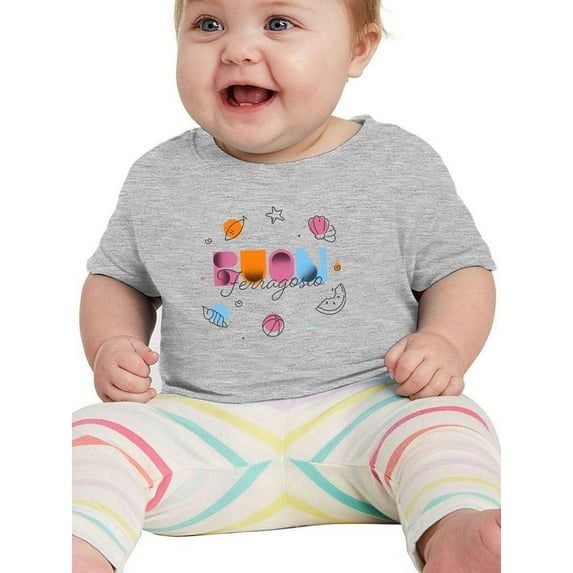 Colorful Buon Ferragosto T-Shirt Infant -Image by Shutterstock, 18 Months