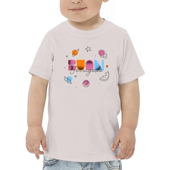 Colorful Buon Ferragosto T-Shirt Toddler -Image by Shutterstock, 2 Toddler