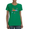 thumbnail image 1 of Colorful Buon Ferragosto T-Shirt Women -Image by Shutterstock, Female Medium, 1 of 4