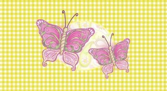 Colorful Butterflies III Canvas Art - Andi Metz  (24X36)