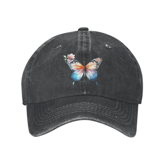 Colorful Butterfly Baseball Caps for Men Women Adjustable Casual Trucker Hats for Fishing Outdoor Activities Fashion Hats