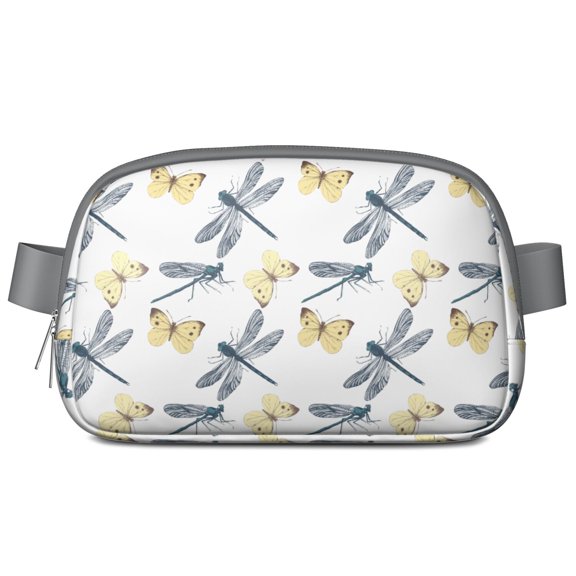 Colorful Butterfly Fanny Pack for Women – Cute Floral Waist Bag with Artistic Pattern, Aesthetic Crossbody Sling Bag for Travel, Fashion & Butterfly Lovers
