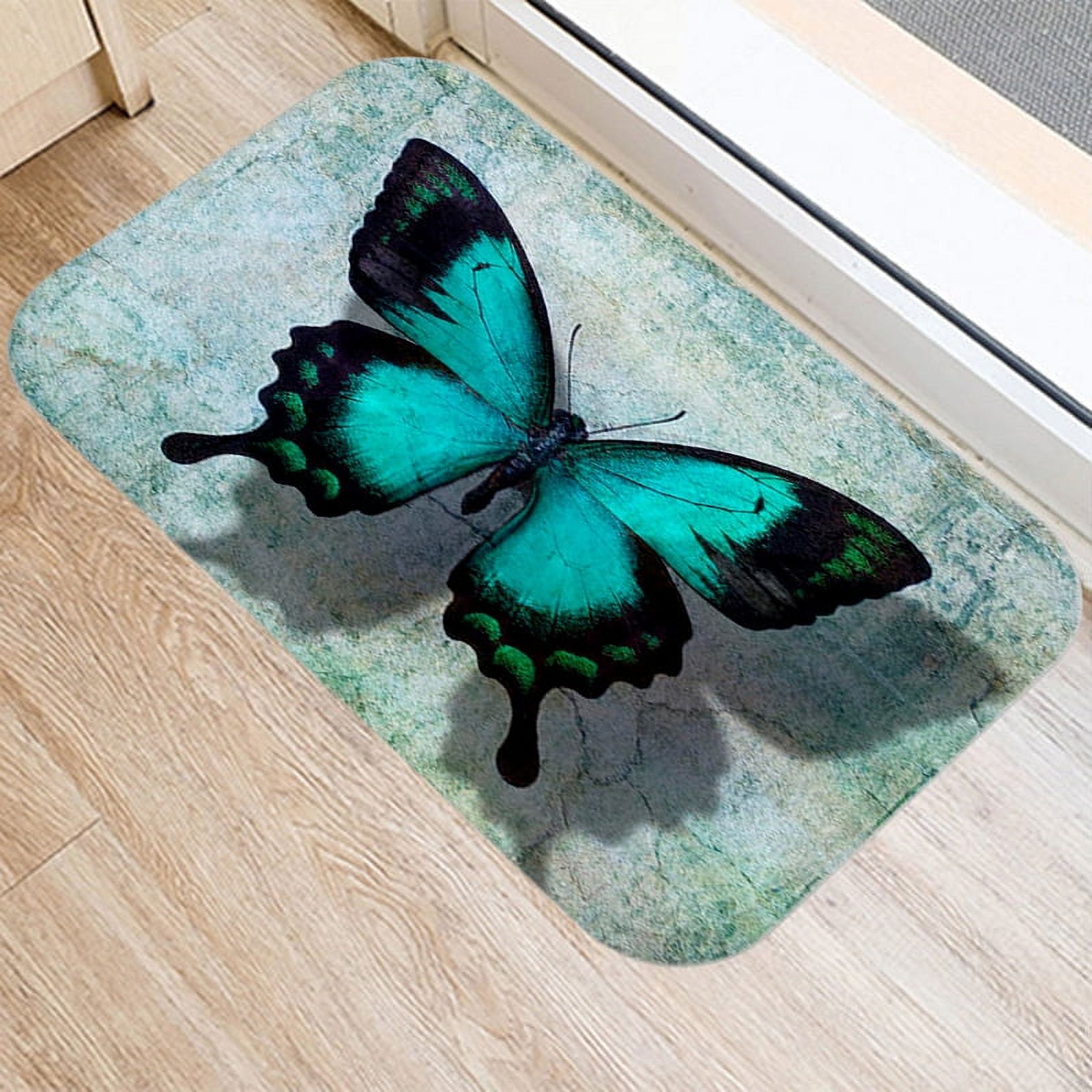 Colorful Butterfly Pattern Anti Slip Carpet Home r Hallway Rug Kitchen Colorful Butterfly Pattern Anti Slip Carpet Home r Hallway Rug Kitchen